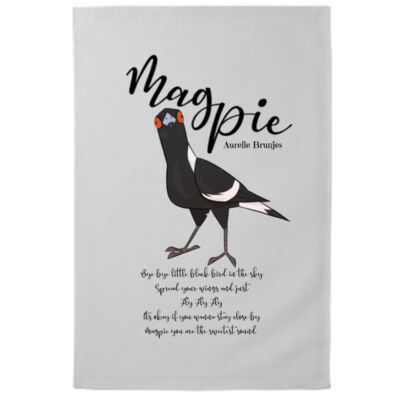 Magpie Lyric Tea Towel Thumbnail